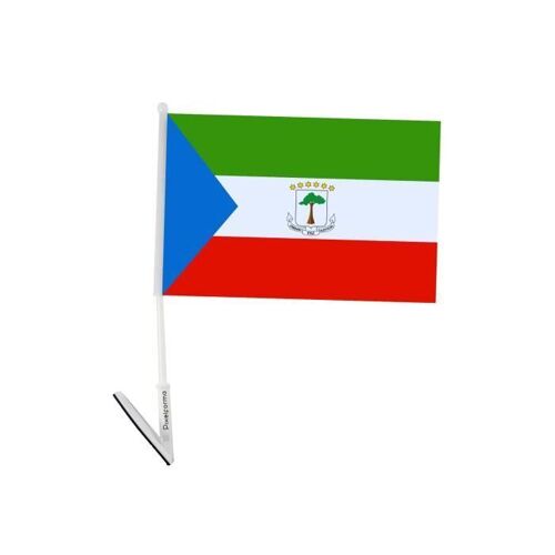 Drapeau adhésif de la Guinée équatoriale 1 pièces 14x21cm