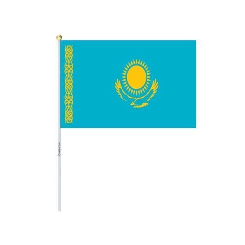 Mini Drapeau du Kazakhstan 20x30cm en polyester