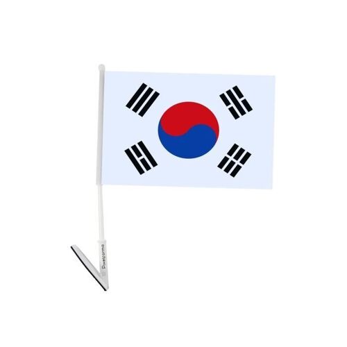 Drapeau adhésif de la Corée du Sud 1 pièces 14x21cm