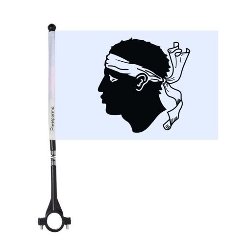 Drapeau de vélo de la corse 10 pièces en polyester