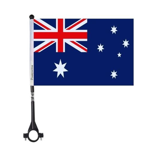 Drapeau de vélo de l'Australie 10 pièces en polyester