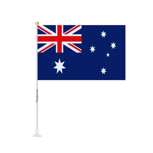Mini drapeau ventouse Drapeau de l'Australie 14x21cm en 1 pièce