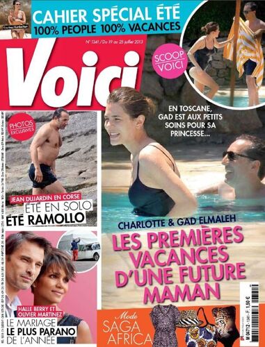 Voici N° 1341 - 19/25 Juillet 2013 - Jean Dujardin Gad Elmaleh Oliver Martinez
