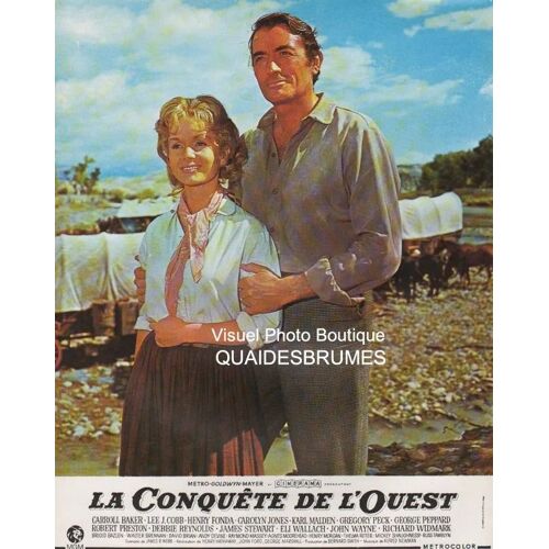 La Conquête De L'ouest : Jeu B De 6 Photos D'exploitation Cinématographique - Format 22,5x28,5 Cm - De John Ford, Henry Hathaway, George Marshall Avec Henry Fonda, Gregory Peck, James Stewart - 1962