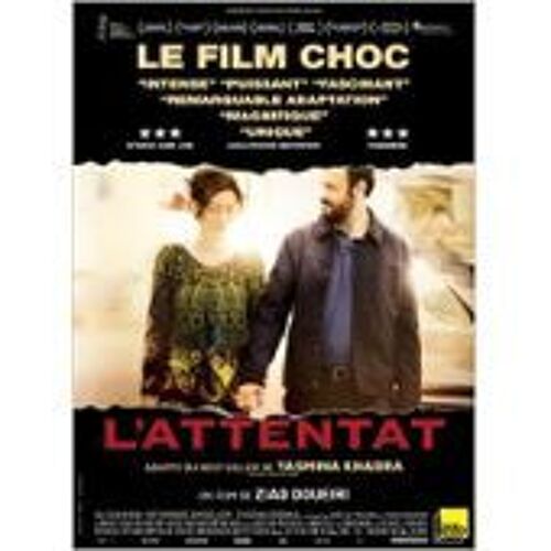 L'attentat - The Attack - Ziad Doueiri - Ali Suliman - Affoiche De Cinéma Pliée 120x160 Cm