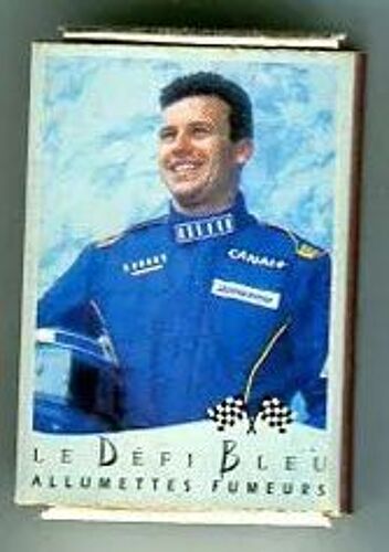 Boite Allumettes - Vide - " Le Défi Bleu - Olivier Panis "