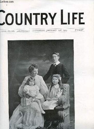 Country Life Vol.Xvii N°419 Saturday January 14th 1905 - Our Portrait Illustration The Viscounters Churchill And Children - On The East Coast - Country Notes - In Winter Weather (Illustrated) - The(...)
