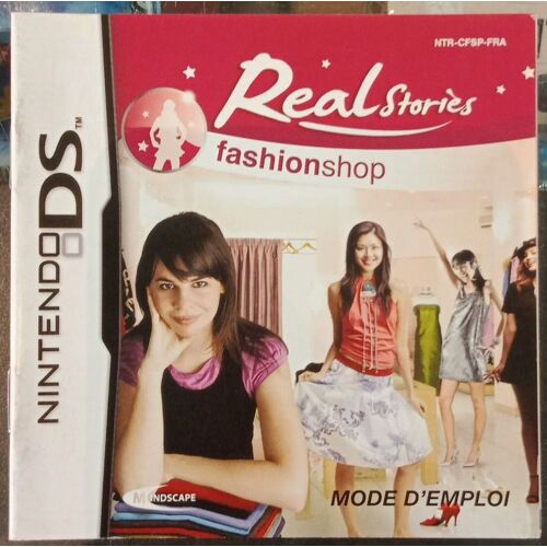 Real Stories Fashion Shop - Notice Officielle - Nintendo Ds