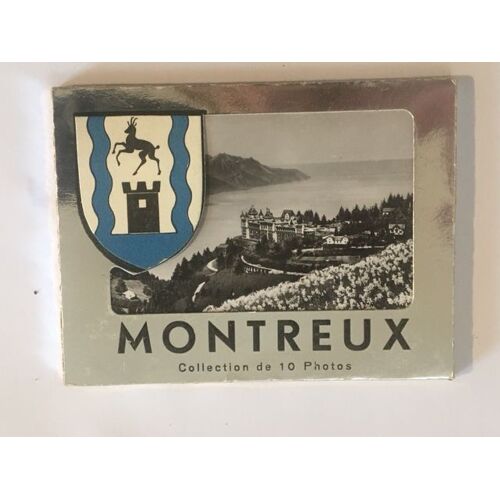 Pochette 10 Mini Photos De Montreux- 1950