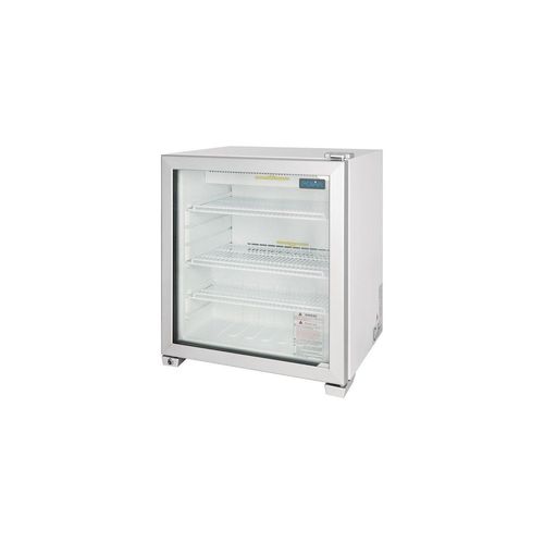 Vitrine réfrigérée négative 90 Litres, 1 porte vitrée triple vitrage, grise, 230 W, 220 V - MONO