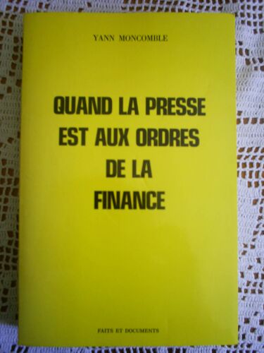 Quand La Presse Est Aux Ordres De La Finance.