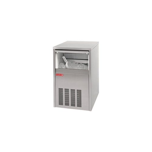 Machine inox à glaçons 28 Kg par jour, réservoir 12 Kg, 220 V - MONO