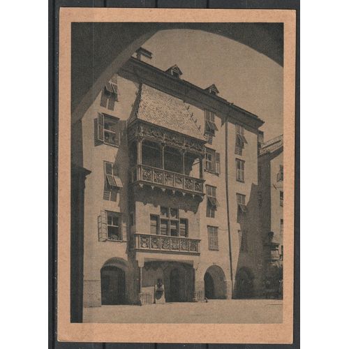 Carte Postale Autriche Ancienne. Innsbruck, Goldenes Dachl. Le Toit D'or. Non Écrite.