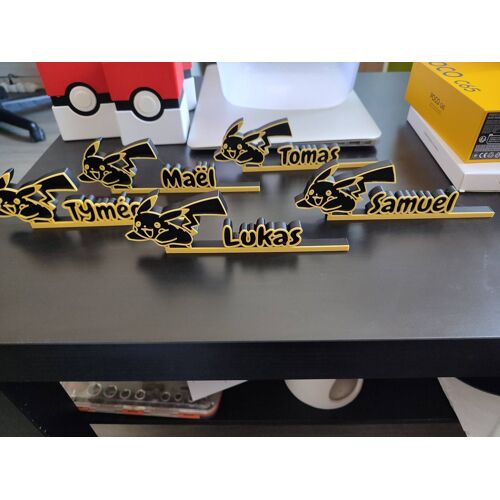Porte Prénom Personnalisable Pokémon