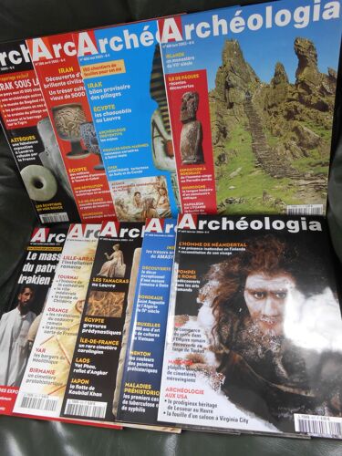 Archeologia Lot De 9 Revues