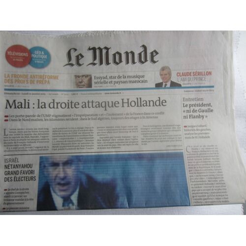 Monde (Le) N° 21152 Du 20/01/2013