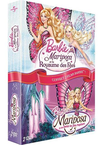 Barbie - Mariposa Et Ses Amies Les Fées Papillons + Mariposa Et Le Royaume Des Fées - Pack