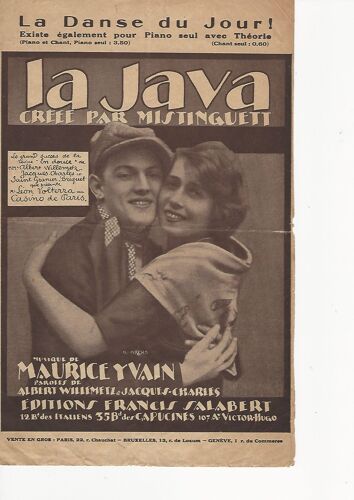 La Java. Mistinguett. A 96