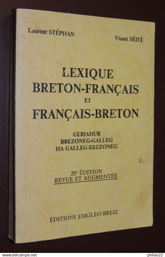 Bretagne - Lexique Breton-Français Et Français-Breton