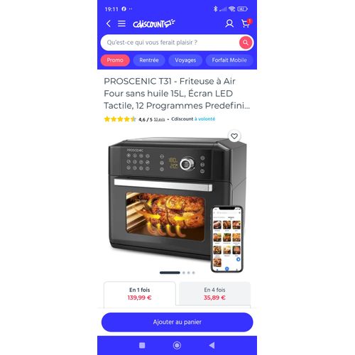 Four air fryer