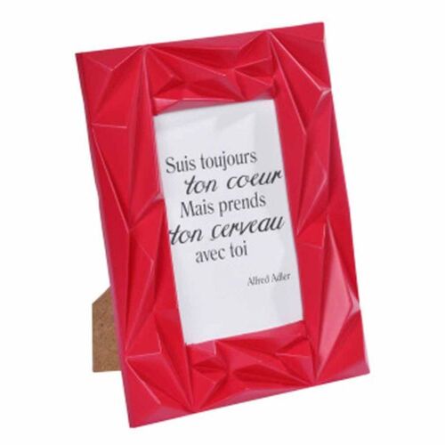 Cadre Photo Déco "Galactic" 13x18cm Rouge