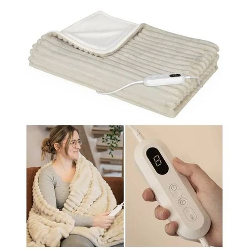 Couverture chauffante 160W 180 x 130 cm 9 niveaux de chaleur