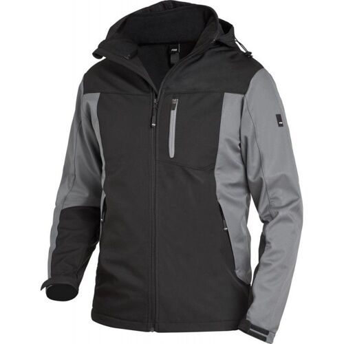 Veste de travail Jannik, Softshell, Taille L, gris/noir