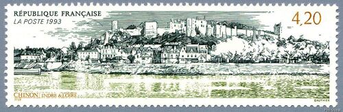 Timbre De 1993 Chinon ( Indre Et Loire )
