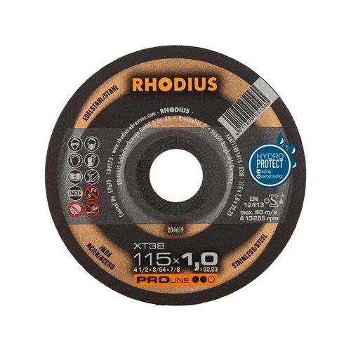 Disque de coupe XT38 115 x 1,0mm Rhodius