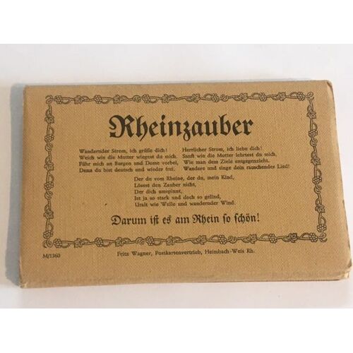 Pochette 18 Cartes Postales -1940-" Rhin Magique"