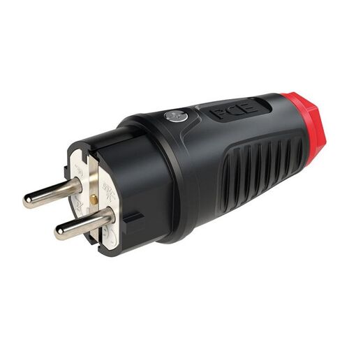 Prise IP54 Caoutchouc+ . 16A / 250V AC / 3p (2P+E)