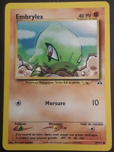 Carte Pokémon Embrylex 57/75 - Neo Discovery Wizards (Fr)