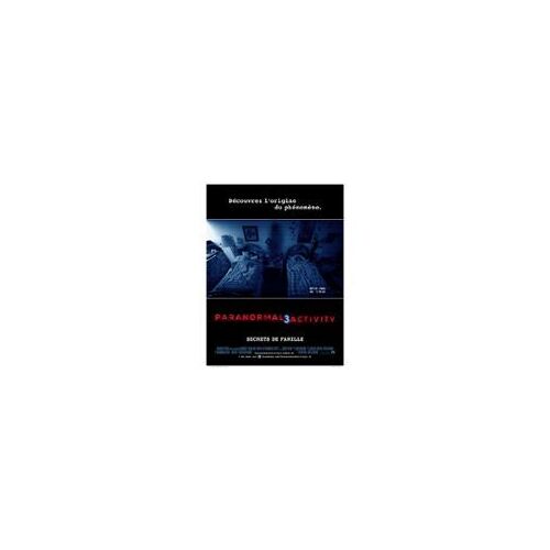 Paranormal Activity 3 - Henry Joost - Ariel Schulman - Affiche De Cinéma Pliée 60x40 Cm