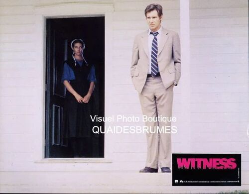 Witness, Témoin Sous Surveillance: Jeu De 8 Photos D'exploitation Cinématographique - Format 21x27 Cm - De Peter Weir Avec Harrison Ford, Kelly Mcgillis, Lukas Haas, Josef Sommer- 1985 (Réédition)