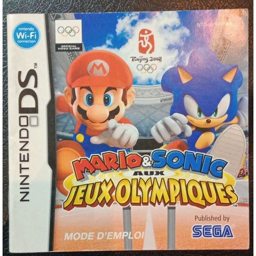 Mario Et Sonic Aux Jeux Olympiques - Notice - Nintendo Ds