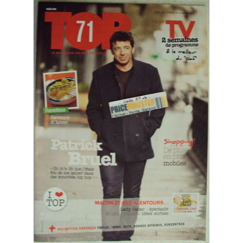 Top 71 . Cover Patrick Bruel .