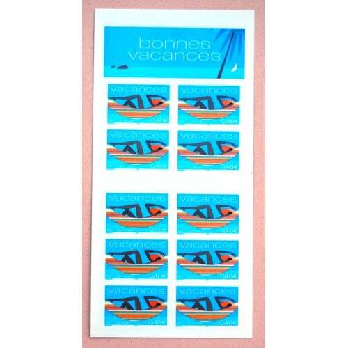 France 2002 : Carnet Bc33** Autoadhésif Non Plié . Timbres Pour Vacances.
