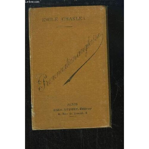 Le Spelling-Book Français Ou La Prononciation Anglaise.