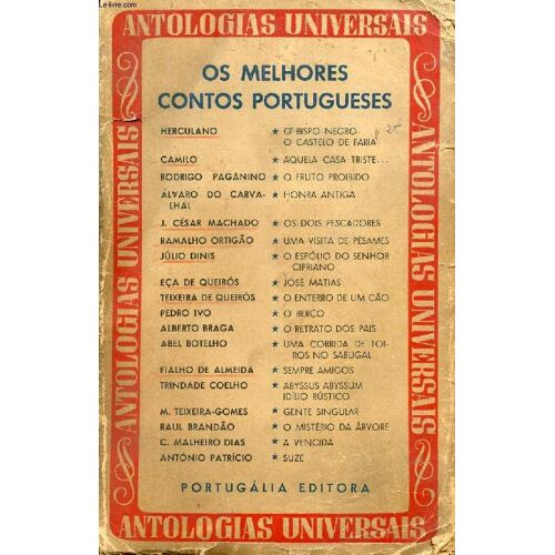Os Melhores Contos Portugueses, 1a Serie