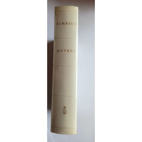 Rimbaud Oeuvres La Guilde Du Livre 1957