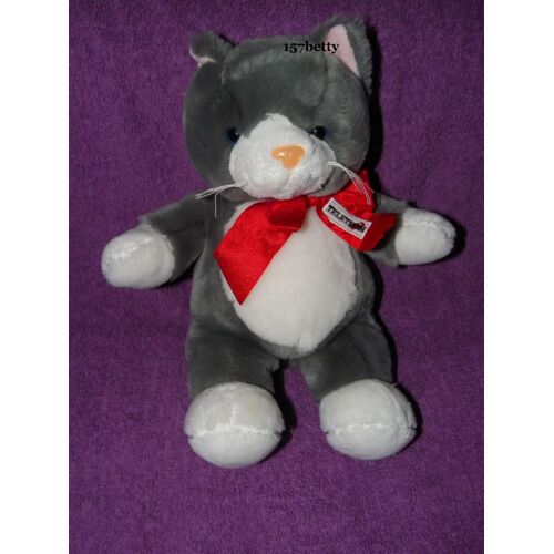 Doudou Peluche Chat Telethon  28cm.