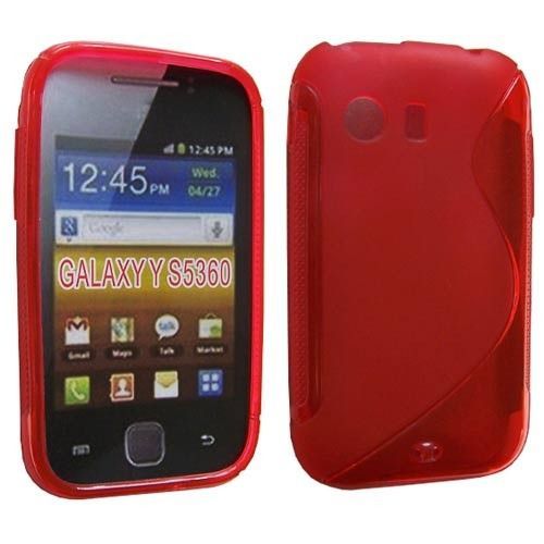 Housse S-Line Rouge Pour Galaxy Y S5360