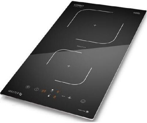 CASO Design Master E2 - Table de cuisson à induction - 2 plaques de cuisson - Niche - largeur : 27 cm - profondeur : 51 cm