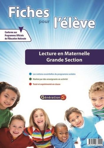 Lecture En Maternelle Grande Section - Fiches Pour L'élève