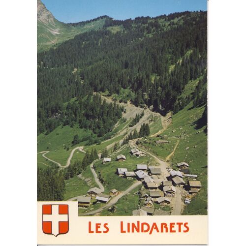 Paysages Du Chablais, Les Lindarets Sur La Route Du Col De La Joux Verte, Blason De La Savoie  (Ref E 62942)