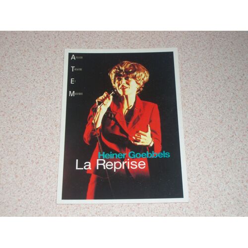 Carte Postale Du Concert La Reprise De Heiner Goebbels, Spectacle.