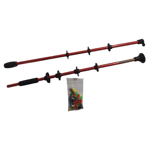 Sarbacane 48 " ( 122cm ) Calibre .40 Blow Guns Terminator Full Rouge + 50 Projectiles Varies (2 Pièces) Fullrg482p Jeu De Tir