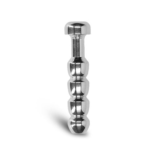 Plug Urétral Métallique Creux 4 Olives 10 Mm - Ouch 5 Cm