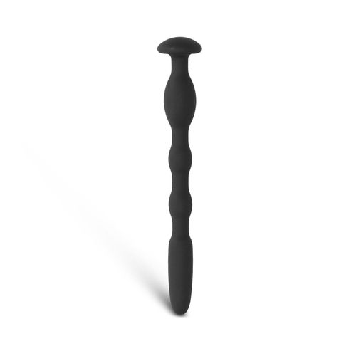 Tige À Urètre 4 Paliers Cock Pin Silicone 98 Mm Noir - Ouch - Noir