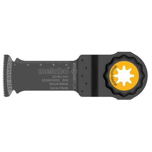 Metabo Lame de scie plongeante « Starlock Plus » bois + métal, BiM, 32 x 60 mm - 626945000